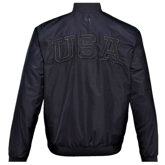 Under Armour Project Rock x Freedom Veteran's Day Men's S-XXL Bomber Jacket - Picture 11 of 16